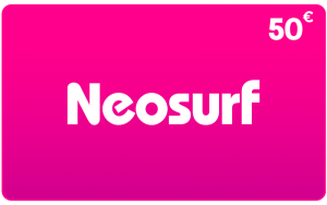 Ticket Neosurf 25€ - Fast Charge Cartes - Code instantané